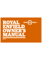 2020 Royal Enfield INTERCEPTOR 650 Twin - Uzivatelska prirucka CZ-0